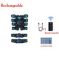 EMS Muscle Stimulator Smart Electric Fitness Abdominal Training Weight Loss Stickers Muscle Relax Body Slimming Shaping Massager HASHTAG