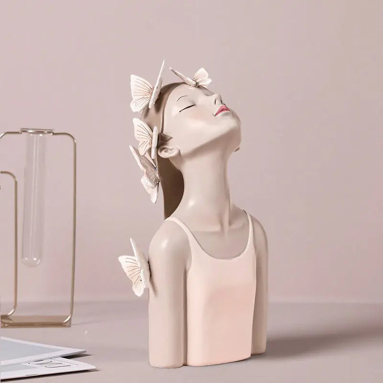 Bubble Girl Resin Ornaments Nordic Creative Home Liebe - Making Life Easier