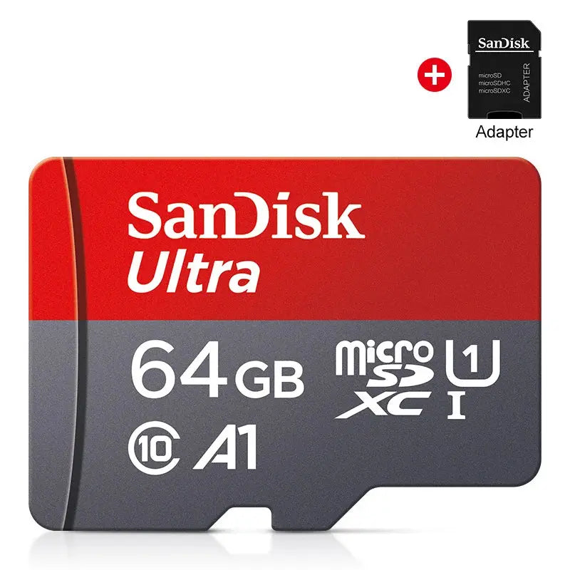 100% Original SanDisk Micro tf SD Card Class 10 TF Card 32GB 64GB 128GB Memory Card for Phone Tablet Flash Card HASHTAG