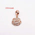14K Gold Copper Plating Large Hole Spacer Bead Pendant Charms Liebe - Making Life Easier