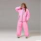 Unisex Windproof And Waterproof Loose-fitting Fashionable Ski Suit Set HASHTAG
