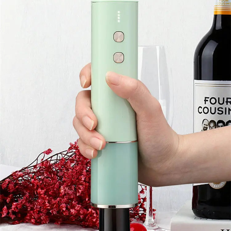 Stainless Steel Wine Electric Bottle Opener Creative Rechargeable - HASHTAG