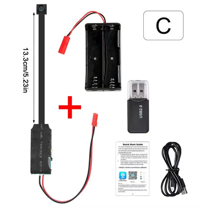 1080P DIY Mini Wifi Camera with 2000Mah Remote Contro Video Recorder Micro Camcorder Security Camera Motion Detection Wifi Cam