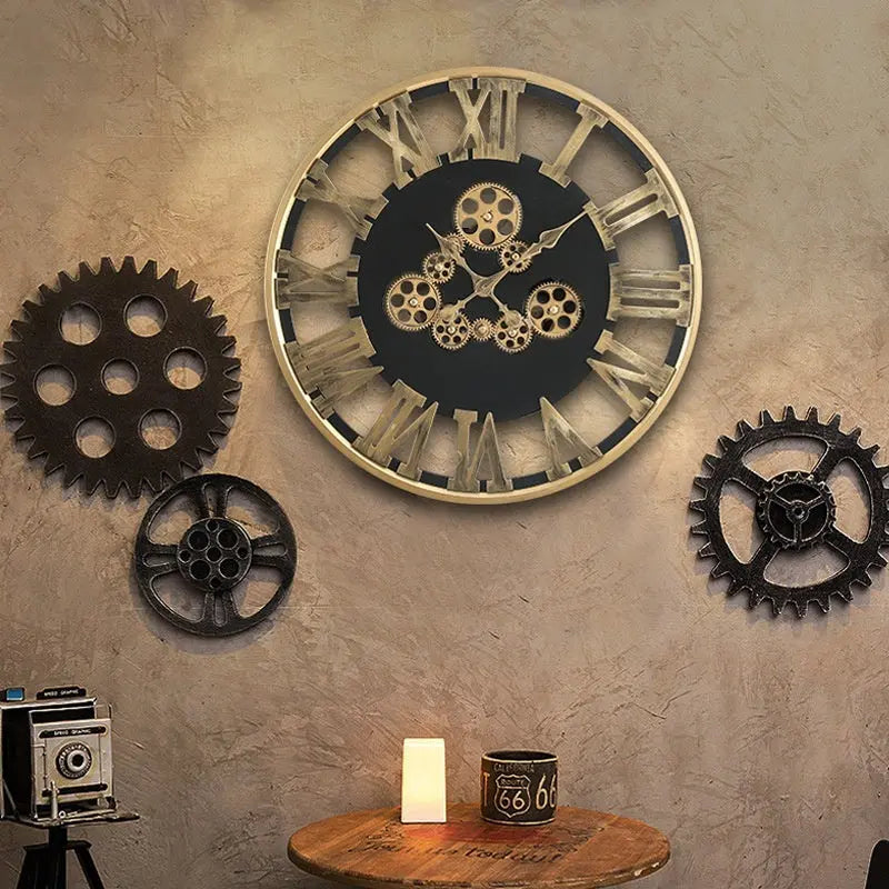 Clock Decorative Creative Mechanical Style Liebe - Making Life Easier