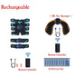 EMS Muscle Stimulator Smart Electric Fitness Abdominal Training Weight Loss Stickers Muscle Relax Body Slimming Shaping Massager HASHTAG