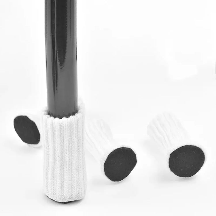 16Pz Chair Legs Socks Knitted Furniture Feet Floor Protectors Anti-slip Pads Silent Thicken Table Chair Leg Socks Covers HASHTAG