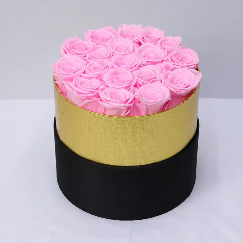 Exquisite roses in beautiful gift box assorted colors. - HASHTAG