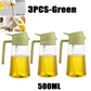 2in1 Kitchen Spray Oil Dispenser Oil Sprayer Polisher or Oil Brush for Air Fryer Salad Grilling Roasting Cooking Kitchen Access 