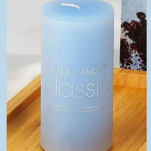 Candle Brilliant Fragrance Smokeless Cylindrical Color Aromatherapy - HASHTAG