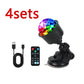 7 Colors Strobe Light Sound Activated Stage with Remote Control Disco Ball Lamps for Home Room Parties Kids Birthday Wedding Bar