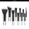 10 black mini Makeup brush Travel Portable Makeup Tool Makeup Puff - Palm Brush Professional Makeup tool set HASHTAG