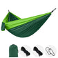 Outdoor Single Person Camping Hammock With Nylon Color Matching Hammock High Strength Parachute Fabric Portable Hanging Bed HASHTAG