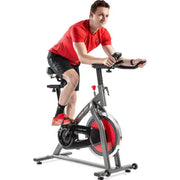 Indoor Cycling Bike 4-Way Adjustable Handlebar & Seat LCD Monitor Teal Simba