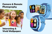 4G Kids Smartwatch with GPS Video Call Camera Sim Card for Boys Girls Ochre Juniper