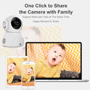 HD 1080P Camera 360° Panoramic PTZ Wireless Wifi Camera Teal Simba