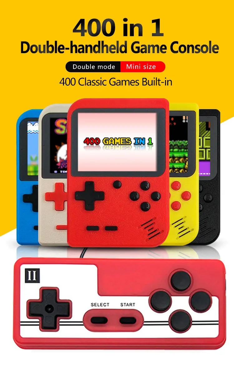 3.0 Inch Retro Portable Mini Handheld Video Game Console Lilac Milo