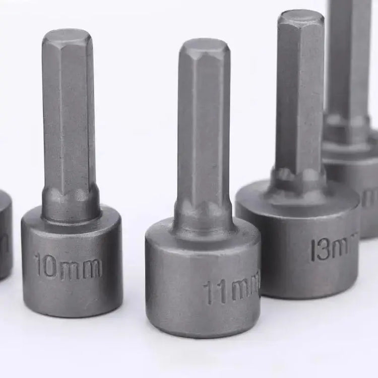 9pz/set 5mm-13mm Hex Sockets Sleeve Nozzles Nut Driver Set Screwdriver Set Schroevendraaier Set Bits Sets Utensili Socket Wrenches HASHTAG