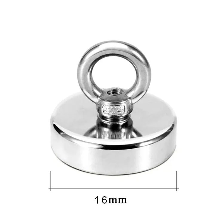 Super Strong Neodymium Fishing Magnets Heavy Duty imanes Magnet with Countersunk Hole Eyebolt for Salvage Magnetic Fishing - HASHTAG