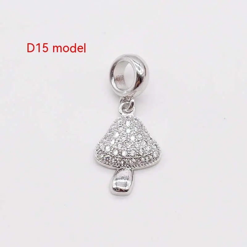 14K Gold Copper Plating Large Hole Spacer Bead Pendant Charms Liebe - Making Life Easier