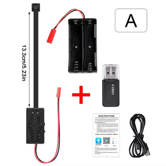 1080P DIY Mini Wifi Camera with 2000Mah Remote Contro Video Recorder Micro Camcorder Security Camera Motion Detection Wifi Cam