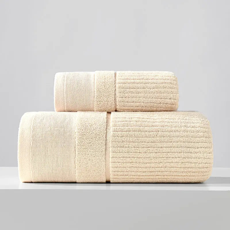 Pure Cotton Towels Three-piece With Hand Bath Towel Class - HASHTAG