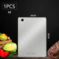 WXCOO Chopping Board Stainless Steel Double Sided Thickened Kneading Dough Board Kitchen Household Fruit Cutting Block HASHTAG