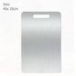 WXCOO Chopping Board Stainless Steel Double Sided Thickened Kneading Dough Board Kitchen Household Fruit Cutting Block