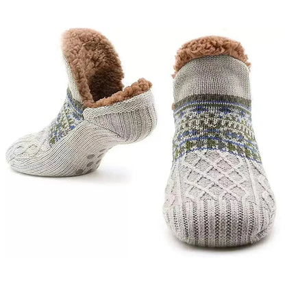 Super Warm Winter Non-slip Floor Socks Women Men Snow Socks Sleep Carpet Socks Slippers Socks Women Velvet Boot Unsiex Home Wear - HASHTAG