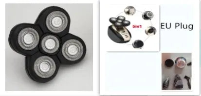 5 In 1 Multifunctional Electric Shaver 5 Blade Razor For Men Shaved Head Rechargeable Shaving Machine Beard Nose Hair Trimmer HASHTAG BAR TABACCHI