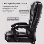 Home Computer Chairs Office Gaming Chairs Big and Tall Desk Chair Back Support Computer Desk Chair Ergonomic High Back Chair Managerial Executive Office Desk Chair with Weels HASHTAG