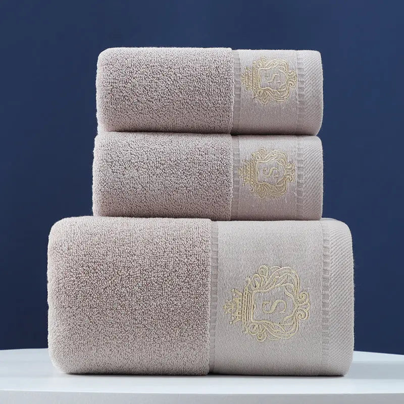 Pure Cotton Towels Three-piece With Hand Bath Towel Class - HASHTAG