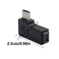 Mini USB to USB C Converter 90 Degree Type-C Male to Mini USB Female Adapter 634A - HASHTAG