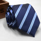 Classic Stripe Necktie Men Business Formal Wedding Tie 8Cm Blue Black Pink Red Neck Ties Fashion Shirt Dress Accessories