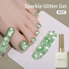 1/ 10pcs 15ML Glitter Silver Color Nail Gel Polish Semi-permanent Varnish Soak Off Nail Art  UV LED Gel Manicure For Summer HASHTAG