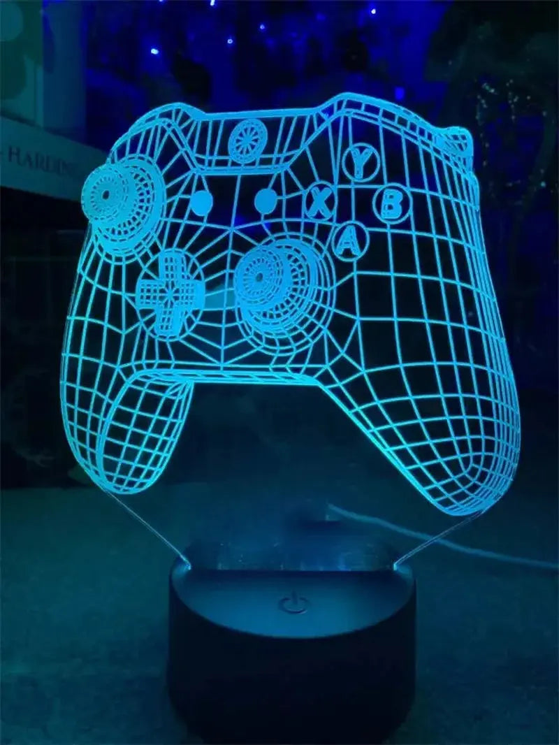 3D LED Gaming Setup RGB Lamp USB Powered Gaming Room Children&