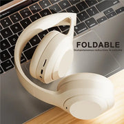 Comfortable all ear wireless earphones Type-C charging connection, wireless support for calls, memory card for MP3, audio cable for wired computer earphones HASHTAG