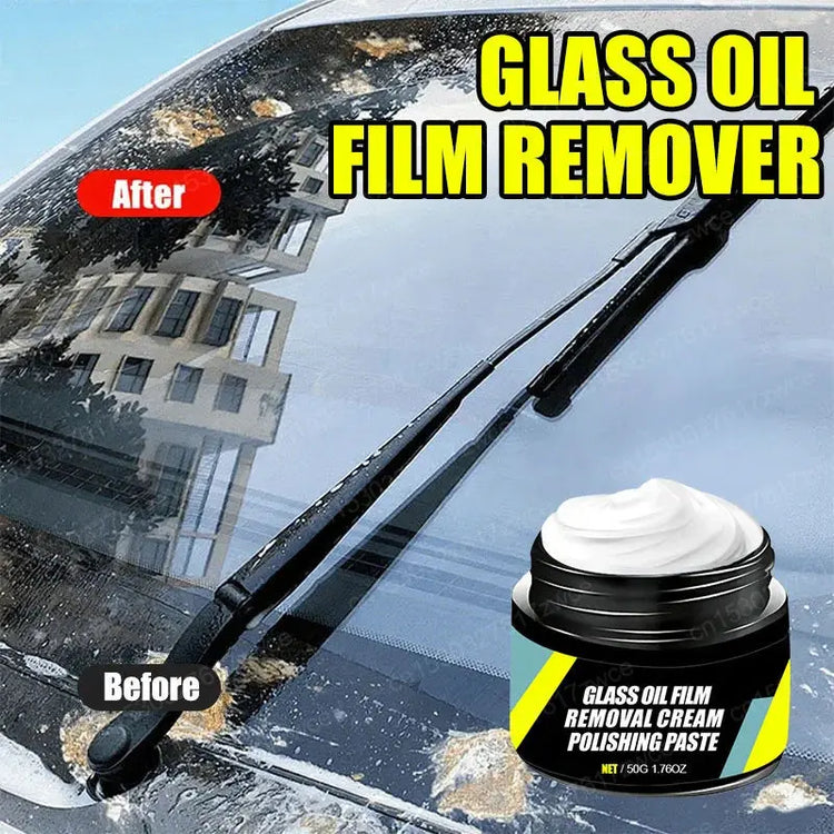 Car Glass Polish Coating Kit for Windshield Oil Film Removal Paste Car Glass Water Repellent Anti Rain Hydrophobic Cleaning Kits - My Hashtag Shop