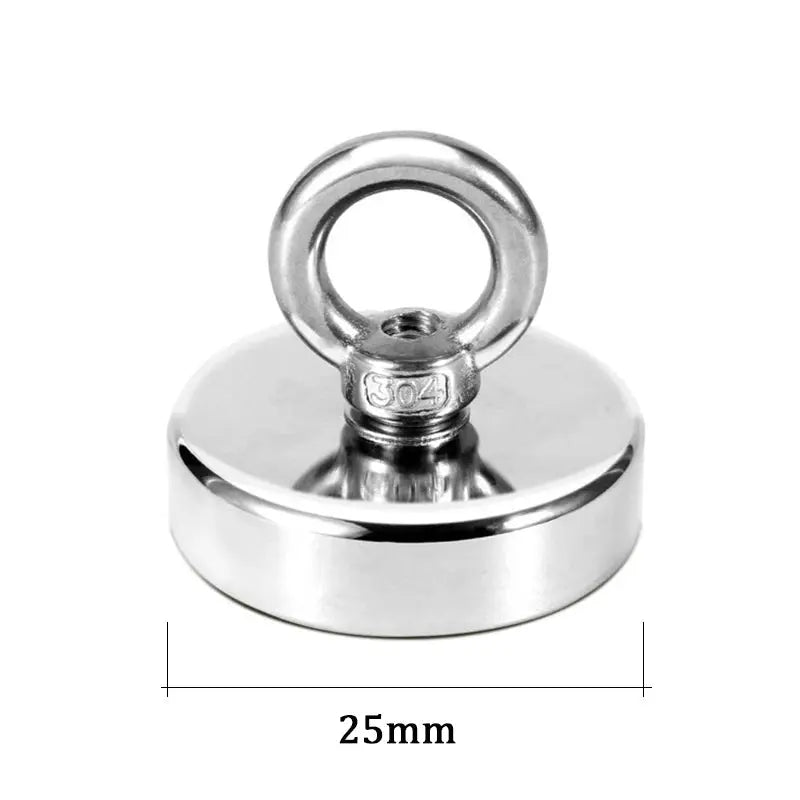Super Strong Neodymium Fishing Magnets Heavy Duty imanes Magnet with Countersunk Hole Eyebolt for Salvage Magnetic Fishing - HASHTAG