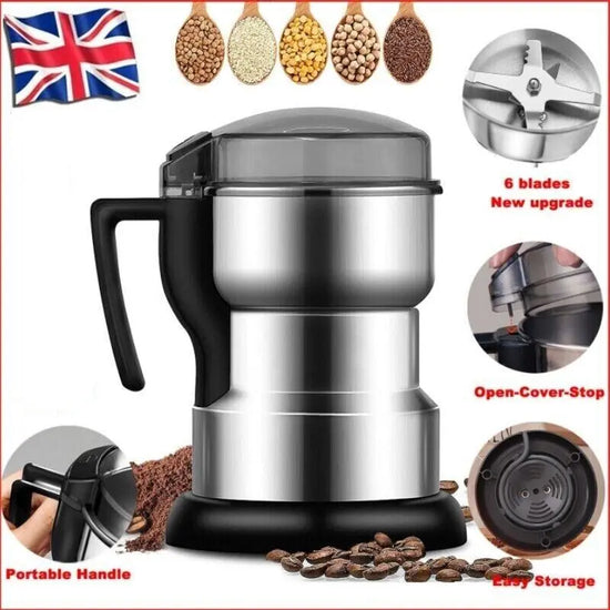 300W Electric Coffee Grinder Grinding Milling Bean Nut Spice Matte Blade Blende AliExpress