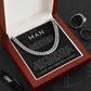 To My Man Necklace, Husband Boyfriend Gift