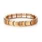 Trendy Square Italy Stainless Steel Bracelets For Women Men HipHop Metal Italian Modules Stretchable Gift Birthday Party Jewelry - My Hashtag Shop