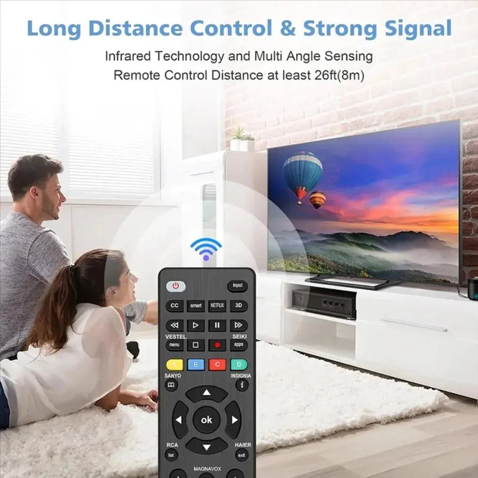 IR Remote Control RCG008 Replacement Universal Remote Control For Sony for Samsung For Panasonic Toshiba For Philips with Light - HASHTAG