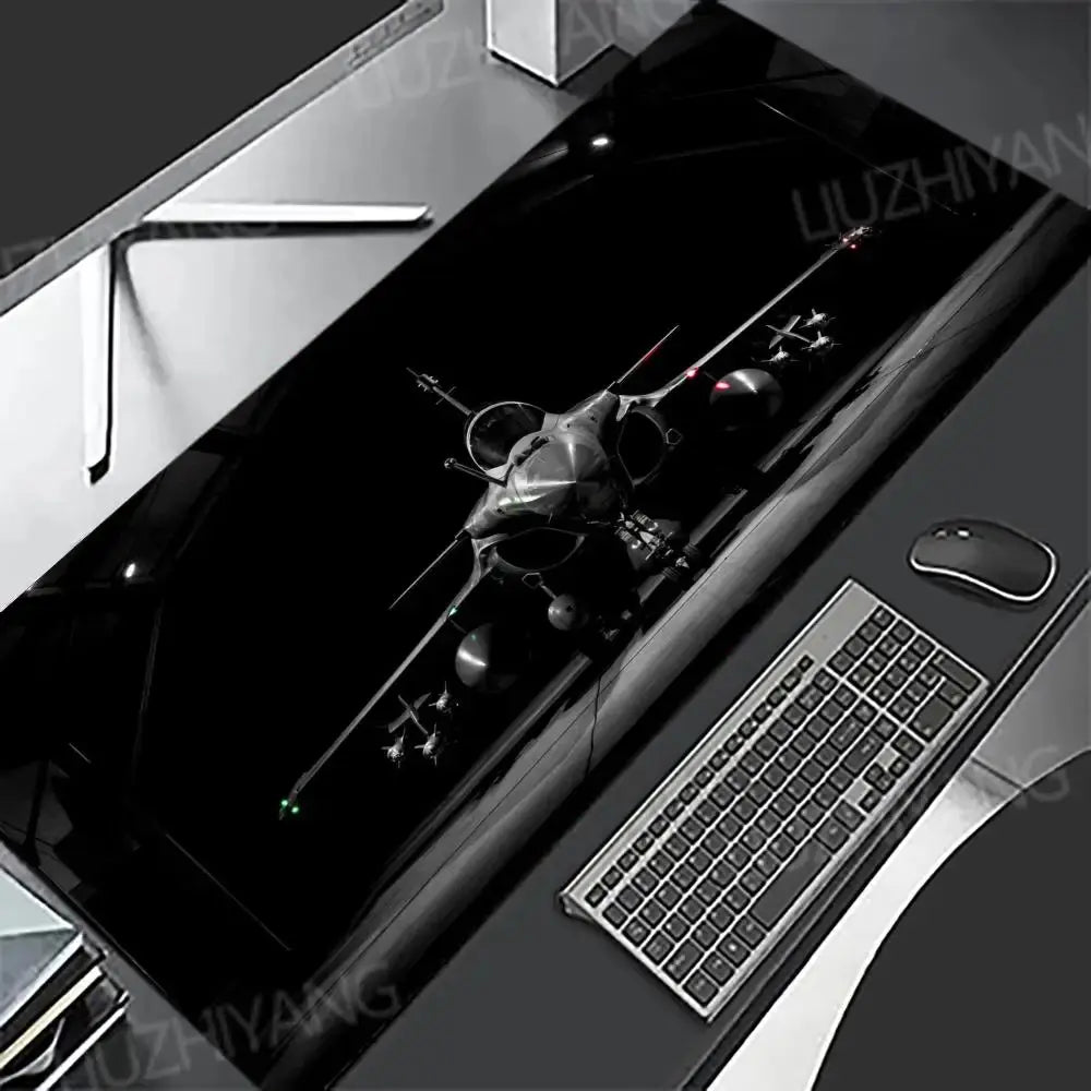 Fighter jet Mouse Pad Airplane Large Rubber Anti-slip Keyboard Table Mats Gaming Office Mousepads XXL Game Laptop Long Desk Mat - My Hashtag Shop