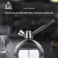 CRUSHER Dry Herb Grass Tobacco Pipes Kit Zinc Alloy Hookah Set Men and Women Use Double Filter Water Smoking Pipe Accessories - HASHTAG