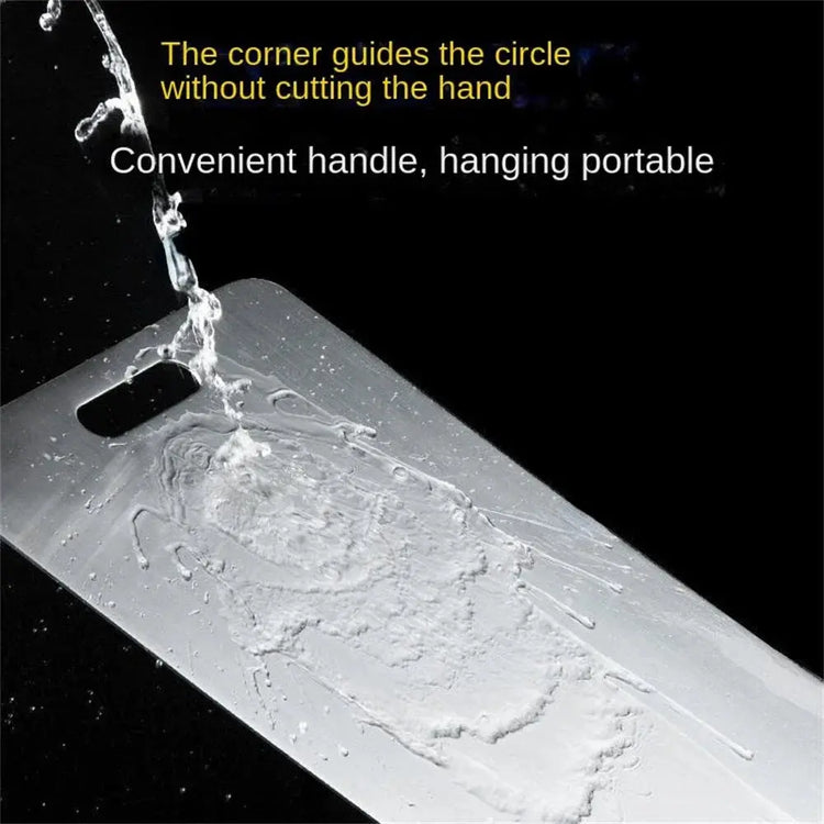 316 Stainless Steel Panel and Chopping Board Kitchen Household Thickened Double Sided Cutting Board Block Kneading Dough Boards - HASHTAG