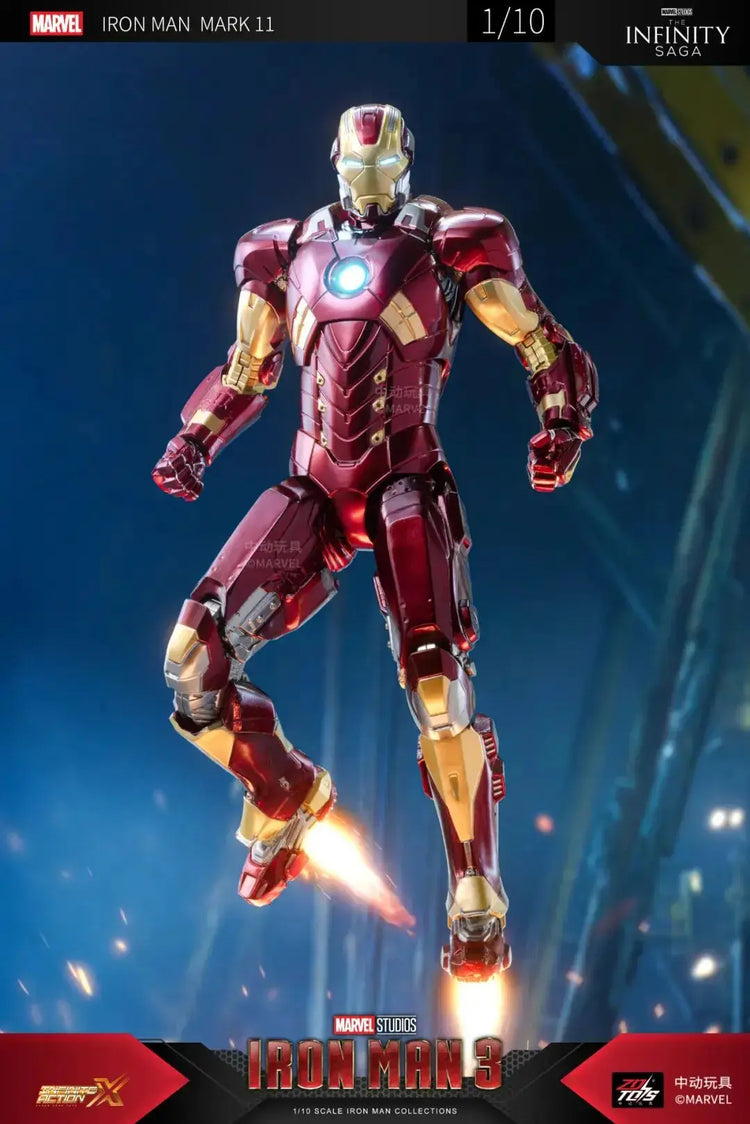 1/10 Original ZD Toys Iron Man MK2 War Machine2.0 MK16 MK11 MK24 MK35 MK47 Tony Stark Collection Model Action Figure Kids Toys - HASHTAG