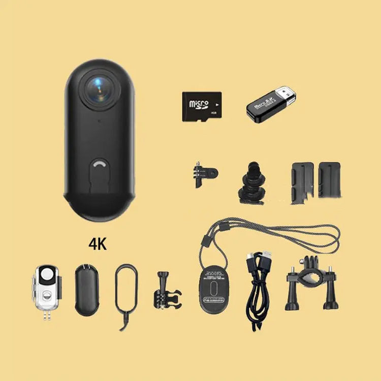 Outdoor Sports Camera In Helmet Motorcycle Bike Sport Mini Filming Bicycle Action 4K Professional Body Cam And Video Cameras - HASHTAG