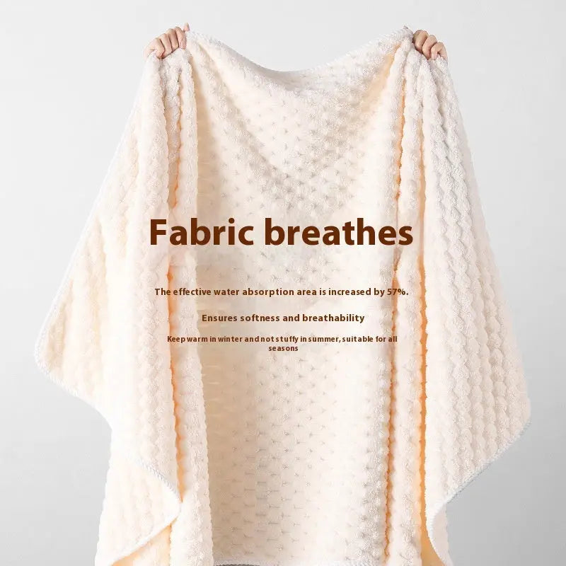 Bath Towel Drizzling Plus-sized Thick Class A Coral Fleece - HASHTAG