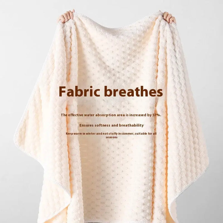 Bath Towel Drizzling Plus-sized Thick Class A Coral Fleece - HASHTAG