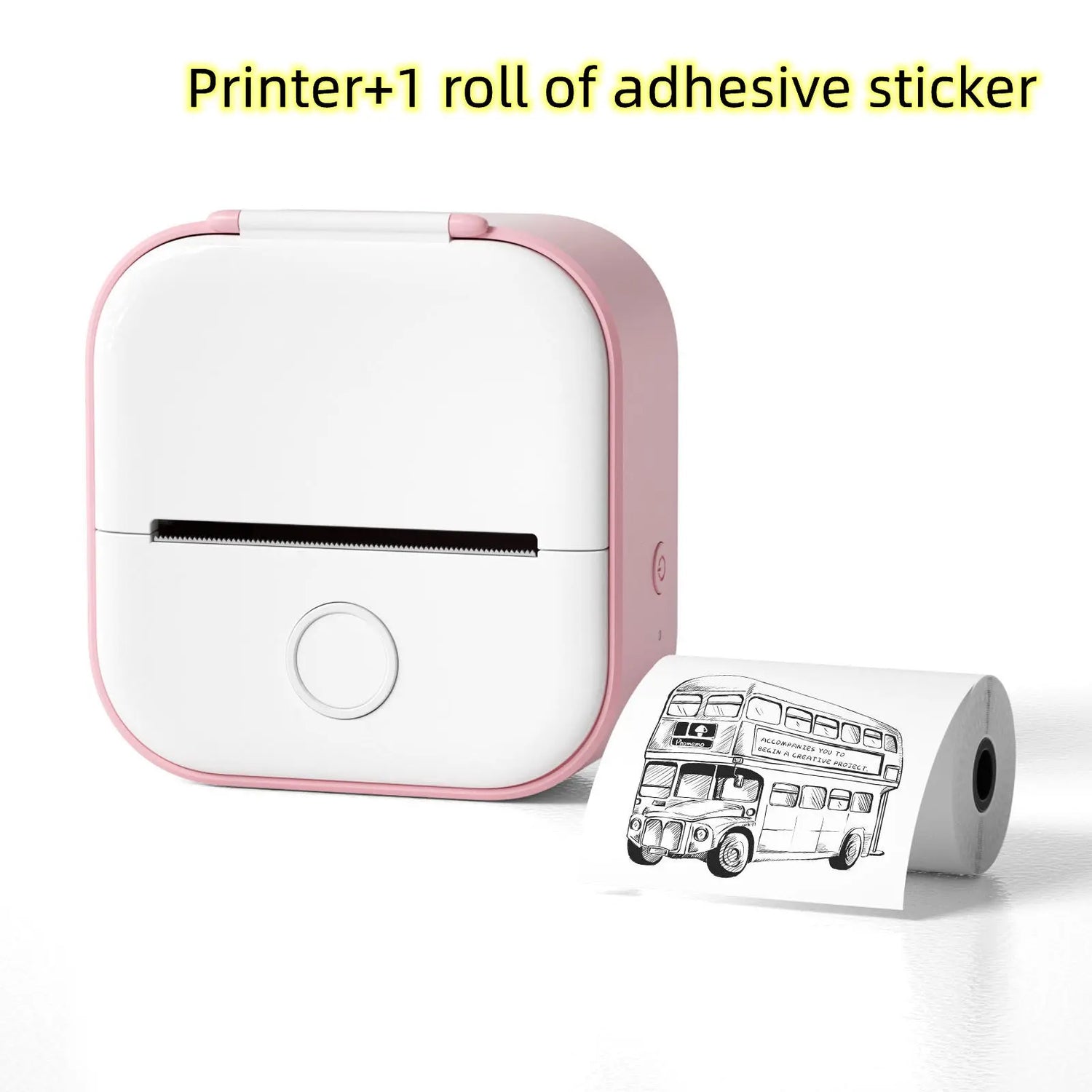 Portable Mini Thermal Label Printer Home Photo Printer Student Wrong Question Printer Bluetooth-compatible Mini Label Printer Price Tag HASHTAG